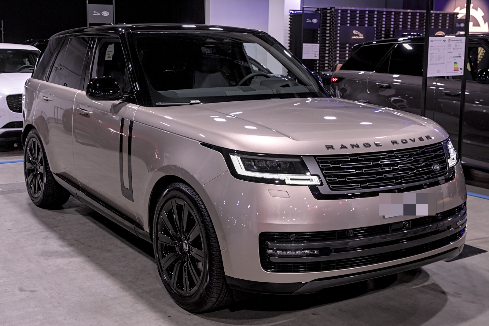 Range Rover. Photo: Alexander-93, CC BY-SA 4.0, via Wikimedia Commons; number plate blurred per our privacy policy.